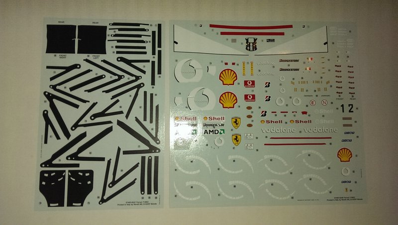 Maquette Ferrari F2002 Revell 1:12, Modèle 07493, Rare Et Neuve, Fabrication Allemagne