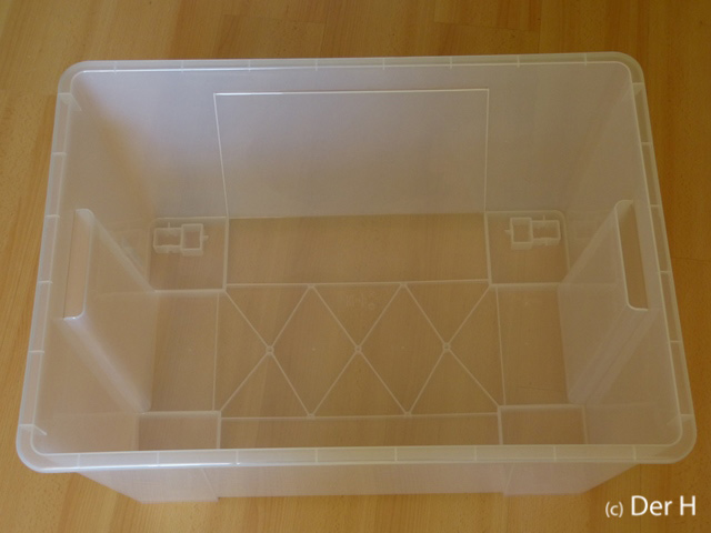 Airbrush: Baubericht: Airbrush-Kabine aus Plastikbox - Lackierung