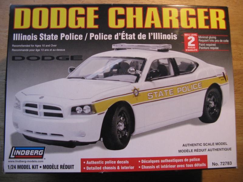 Lindberg Dodge Charger Police Car Illinois State Police