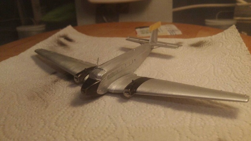 Fertig: Ju 52 Airliner (zivil) von Eduard in 1:144 - Bauberichte - Das  Wettringer Modellbauforum