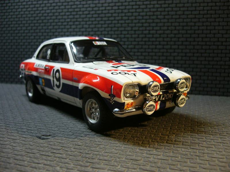 Ford Escort Mk1 RS1600, Monte Carlo 1972, T.Mäkinen, no.19