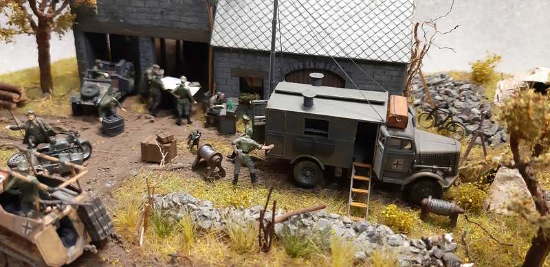 Diorama 1:87 ein Bauernhof entsteht und das Dio dazu - Bildergalerie