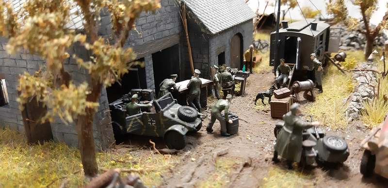 Diorama 1:87 ein Bauernhof entsteht und das Dio dazu - Bildergalerie