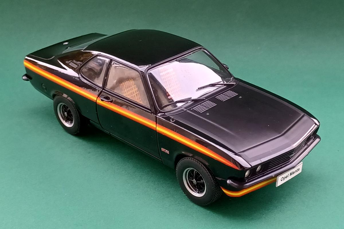 Opel Sammlung 1:24: Opel Manta A Black Magic von 1975 - Abo-Sammlungen -  Das Wettringer Modellbauforum