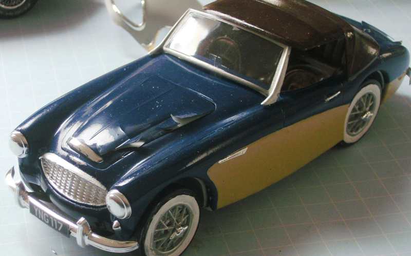 Revell 1/43 - Austin Healey 100 Verte - Modèle Réduit - Occasion Très Bon état (boîte Incluse)